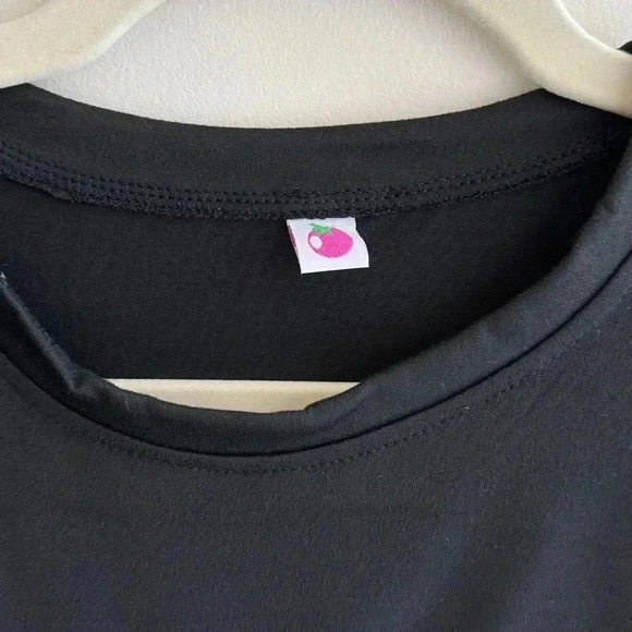 Black Lace Sweetheart Ruched Top, Women’s Floral Lace Overlay Blouse, Size Small - Picture 7 of 15